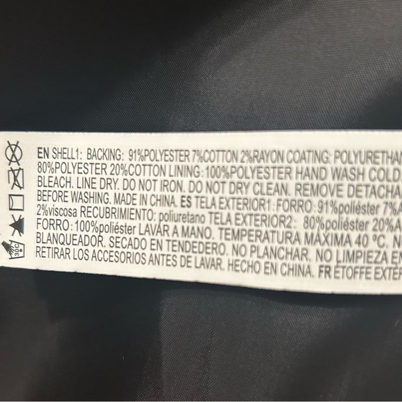 Forever 21 Faux Leather Moto Jacket EUC Sz M - Picture 6 of 6